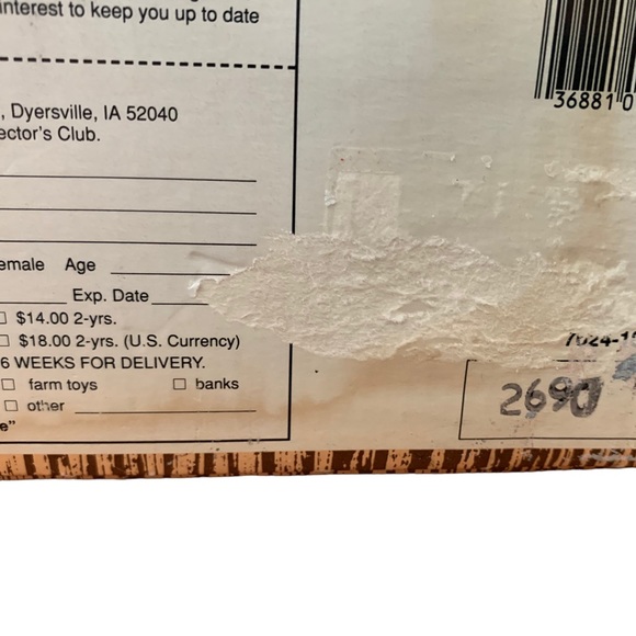 ERTL VTG 1990 True Value Horse & Wagon Coin Bank Die Cast Locking w/KEY NIB - Picture 7 of 11